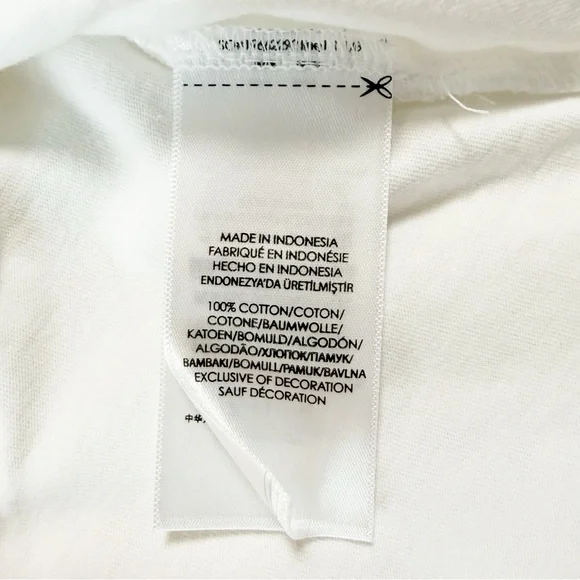 POLO Ralph Lauren Men White Cotton Jersey Long Sleeve Shirt MEDIUM Classic Basic - Picture 7 of 8